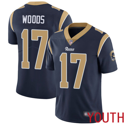 Los Angeles Rams Limited Navy Blue Youth Robert Woods Home Jersey NFL Football #17 Vapor Untouchable